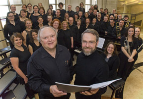 The Concert Choir, directed by Scott Anderson, right, will perform 