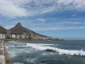 Cape Town beach (Photo courtesy of Kim Givler)