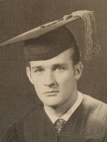 Harwood's picture from the 1952 ISU Wickiup yearbook.