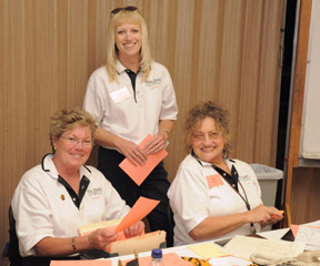 College of Technology volunteers from last year included, from left, Debbie Thompson, Angela Askey and Ruth Ruska.