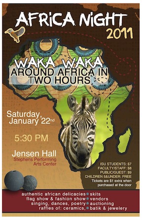 Africa Night poster