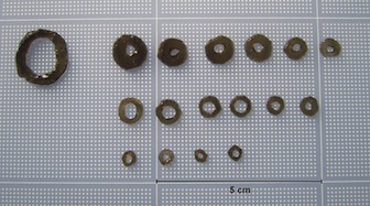 Photo of beads or sequins, by Alajandro Pastrana. Photo appears courtesy of Pastrana.