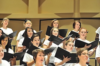 Participants from a previous Choral Invitational Festival.