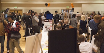 A scene from last year's CommUniversity in the Pond Student Union Ballroom.