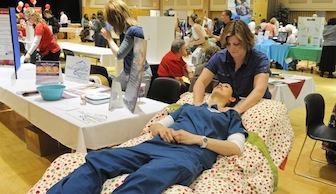 A scene from a previous ISU Health Fair. (ISU Photographic Services)