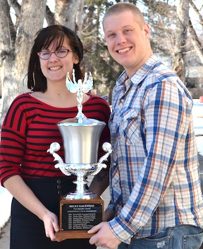 Matea Ivanovic and Roger Copenhaver finished first at the district debate tournament in Walla Walla, Wash., and qualified for the National Debate Tournament