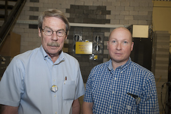 Researchers George Imel, left, and Chad Pope.