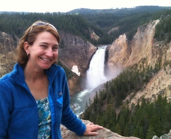 Yolonda Youngs in Yellowstone.