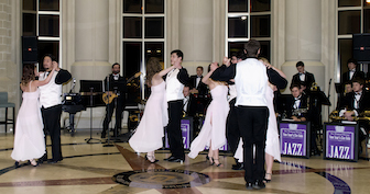 The Jazz Band providing music to dancers at last year's Gala.