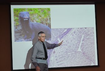 ISU Professor Jack Rose lecturing in China.
