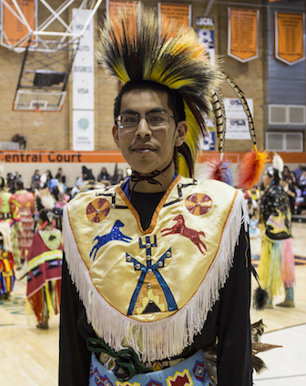 Layha Spoonhunter at ISU 2014 spring Powwow.