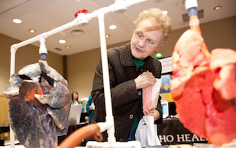 A scene from a previous ISU Health Fair