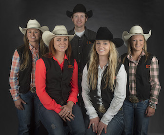 From left, Kindee Wilson, Shelby Freed, Dallen Gunter, Megan Gunter, and Jacalyn Walker-Austin (Kimberlyn Fitch not pictured).