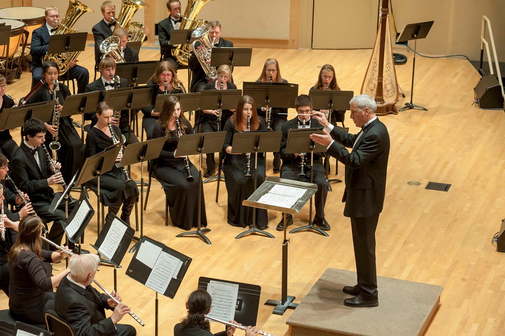 The ISU Symphonic Band in action.